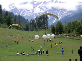 Paragliding in Manali